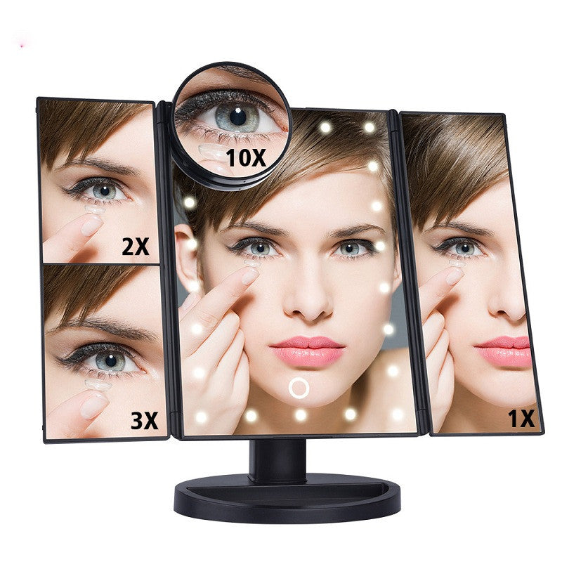 22 LED Lights Touch Screen Makeup Mirror plus 10x part